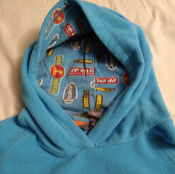 6/$15 Size 12M Blue 43 Dinoco Superbird Disney Pixar car sweater - Picture 3 of 13